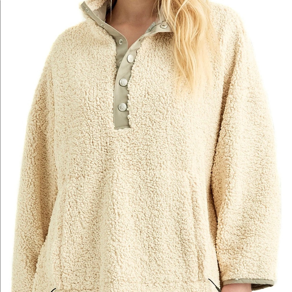 Boundless North faux shearling pullover